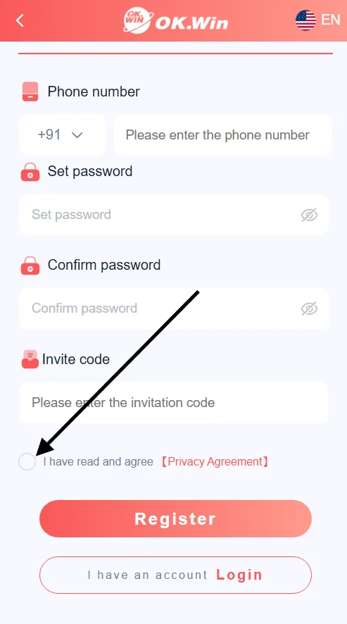 Accept ok win privacy agreement