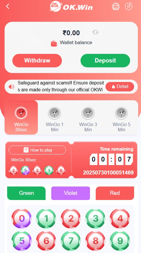 ok win wingo game