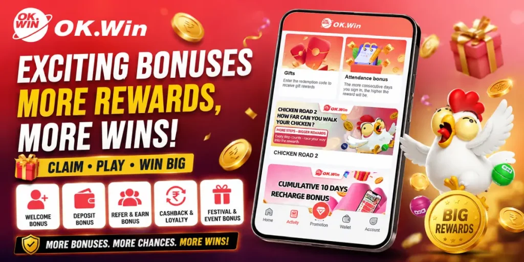 What Different Bonuses Does OK Win Offer?
